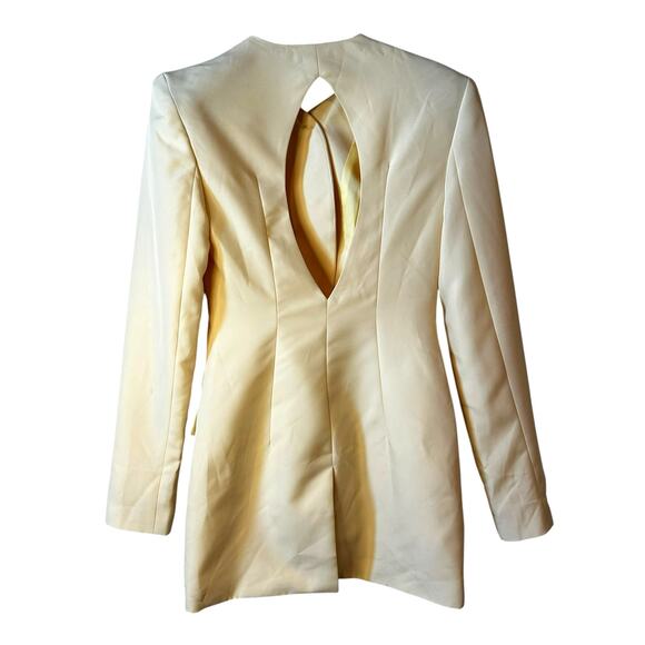 Head of State New Women's Lola Back Cutout Blazer Jacket Size Small Made in USA - Picture 4 of 11